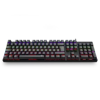 T-DAGGER NAXOS, T-TGK310-BL, USB Kablolu, Türkçe Q, Rainbow Backlight, Blue Mekanik Switch, 104 Tuşlu, Gaming Klavye