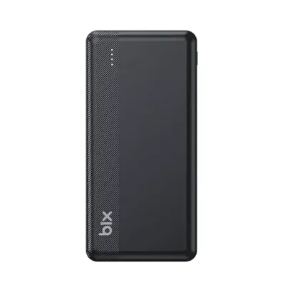 BIX 10000mAh BXPB108-BK 2x USB LED BİLDİRİMLİ Siyah POWERBANK