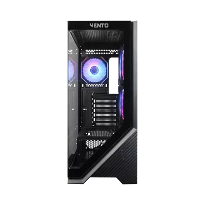 VENTO VG4202FLA ATX Tower, 750W 80+ Siyah,  Temperli Cam, RGB, Mesh, ATX GAMING KASA