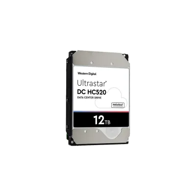WD ULTRASTAR, HUH721212ALE604, 3.5", 12TB, 256Mb, 7200 Rpm, 7/24 Enterprise, DATA CENTER-GÜVENLİK-NAS-SERVER, HDD (DC HC520) (0F30146) (Türkiye Distribütörü Garantili)