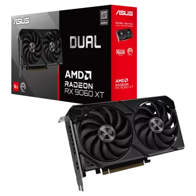 ASUS DUAL-RX9060XT-16G, 16Gb, 128Bit, GDDR6, 1xHDMI, 2xDP, GAMING Ekran Kartı