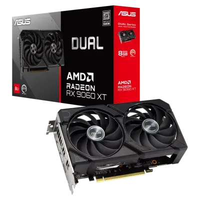 ASUS 8GB DUAL RX9060XT-8G GDDR6 128bit HDMI DP PCIe 5.0