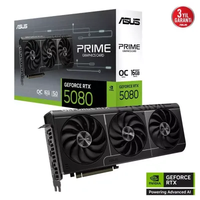 ASUS RTX5080 16GB PRIME RTX5080-O16G GDDR7 256bit HDMI DP PCIe 5.0