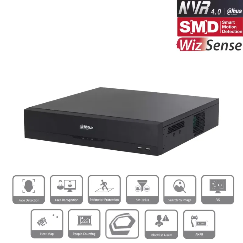 DAHUA NVR5832-EI 32 KANAL 1 KANAL SES 2xHDMI/2xVGA 4K H.265+ NVR KAYIT CİHAZI