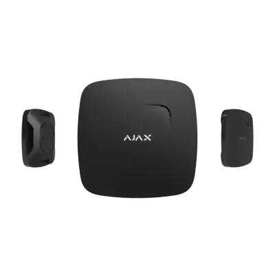 AJAX  Fire Protect, Kablosuz, Isı ve Duman Dedektörü, SİYAH