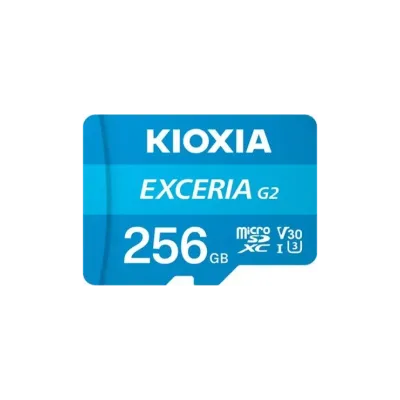KIOXIA EXCERIA G2 256GB MICRO SDXC CLASS10 100/50MBs HAFIZA KARTI LMEX2L256GG2