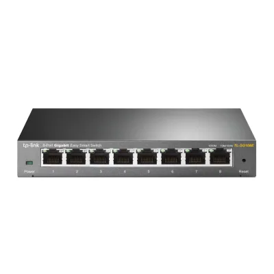 TP-LINK 8port TL-SG108E GIGABIT Yönetilebilir Switch Masaüstü 