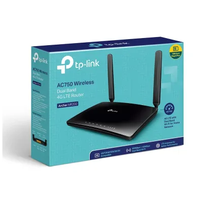 TP-LINK ARCHER MR200 750mbps AC750 Dual Band EV Ofis Tipi 4G LTE Router