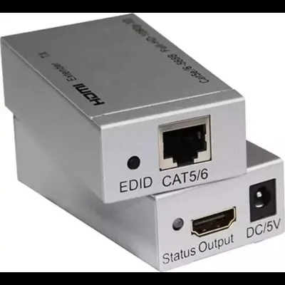 HYTECH HY-HDEX62, HDMI Exterder, Cat6 Kablo Üzerinde 60Metre Uzatıcı.