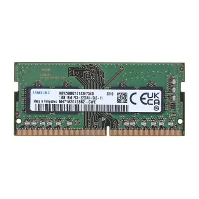 Samsung SAMSO3200/16, 16GB, DDR4, 3200MHz,  1.2V Notebook Ram (M471A2G43DB1-CWE)