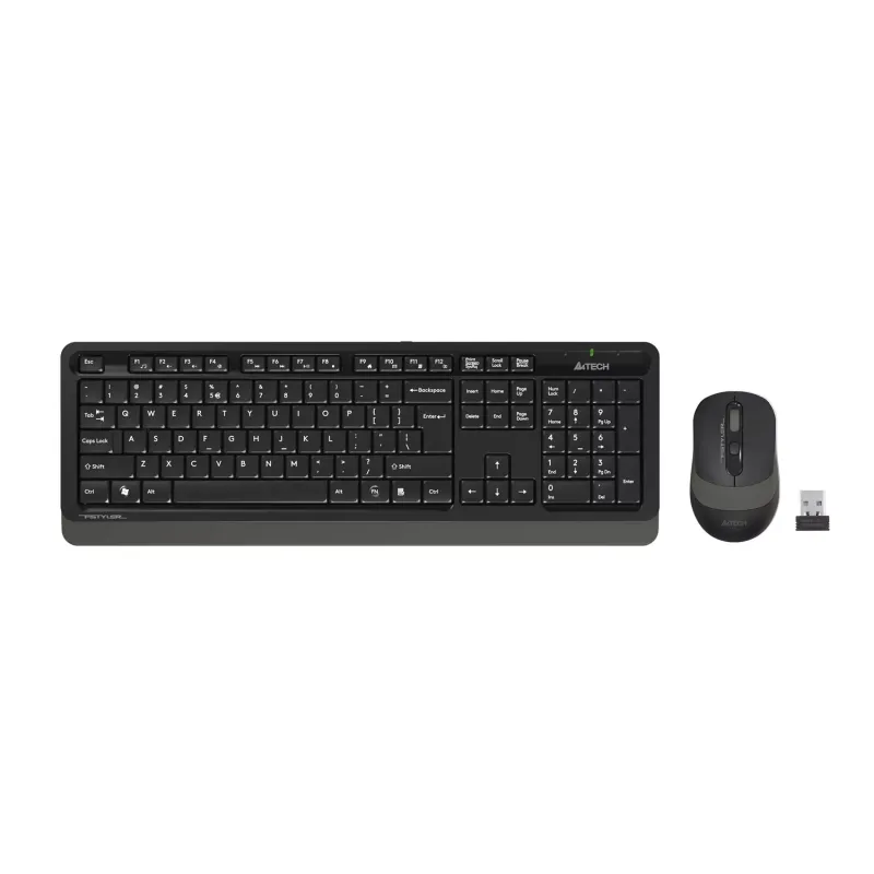 A4TECH FG1010 Kablosuz Q Trk Siyah/Gri Klavye - Mouse Set