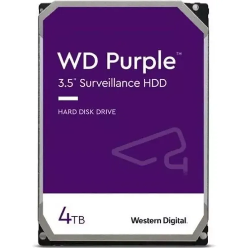 WD 3.5" 4TB PURPLE WD43PURZ 5400 RPM 256MB SATA-3 Güvenlik Diski