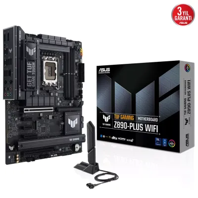 ASUS TUF GAMING Z890-PLUS WIFI-7 DDR5 THUNDERBOLT-HDMI DP PCIE 5.0 1851p ATX   