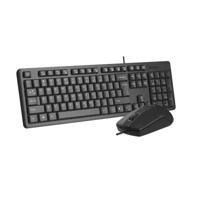 A4TECH KR-3330 Kablolu USB Q Trk Siyah Klavye - Mouse Set