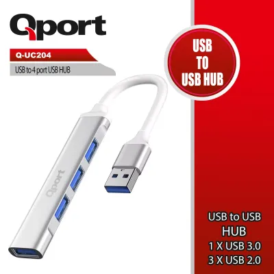 QPORT Q-UC204 4port USB Çoklayıcı Hub