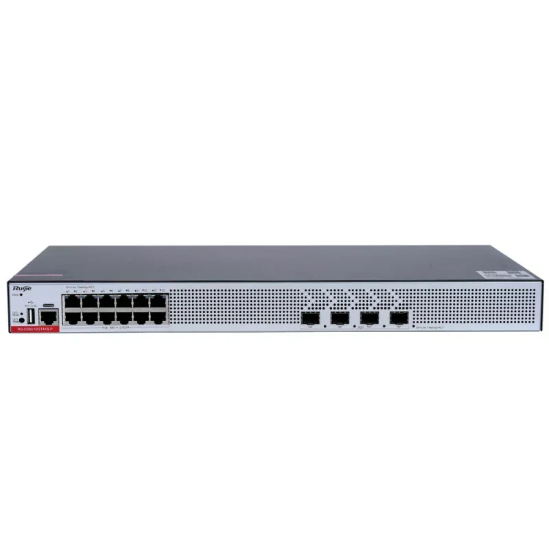 RUIJIE 12port PoE 405w 4-SFP 10GbE Yönetilebilir Switch RG-CS83-12GT4XS-P