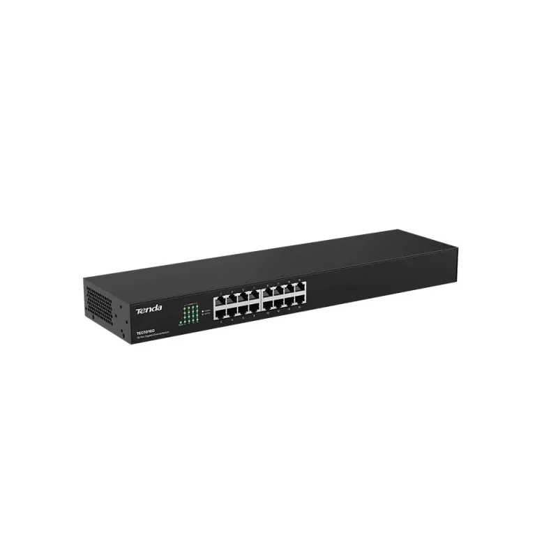 TENDA 16port Gigabit Yönetilemez Switch Çelik Kasa TEG1016G