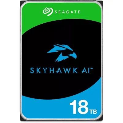 SEAGATE 3.5" 18TB SKYHAWK AI ST18000VE002 7200 RPM 256MB SATA-3 Güvenlik Diski  