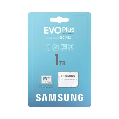 SAMSUNG EVO PLUS 1TB MICRO SD 160MB/s HAFIZA KARTI MB-MC1T0SA/APC