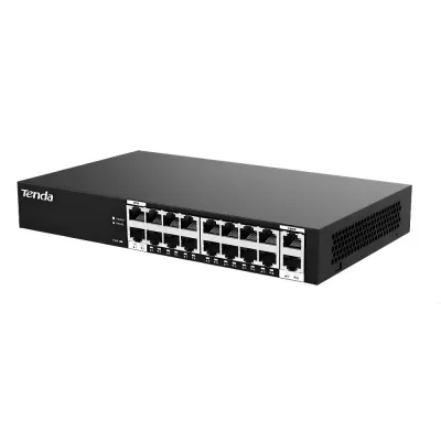 TENDA 16port PoE 150w Gigabit Yönetilemez Switch S218GPC-BH