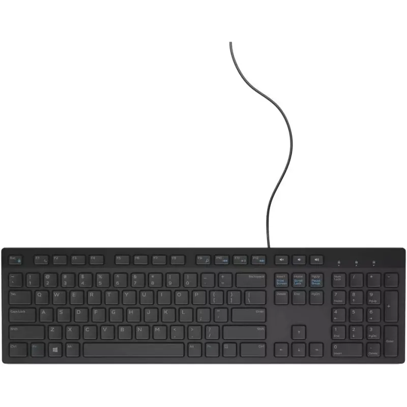 DELL KB216 (580-ADHQ) KABLOLU SİYAH Q-TR KLAVYE