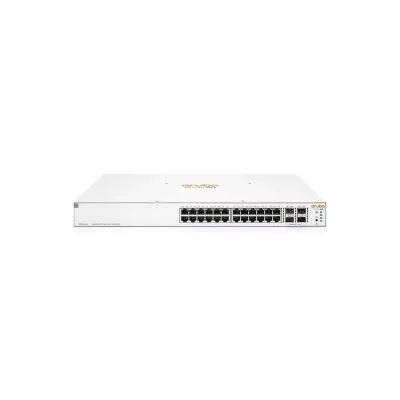 HP Aruba Instant On, JL684B, 1930-24G, 24Port, GigaBit, PoE 370W, 4 Port Gigabit SFP, Yönetilebilir, Rack Mount Switch