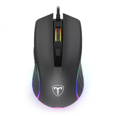 T-DAGGER T-TGM115 ZEPHYR, Cool Backlight, USB Kablolu, 7200DPI, Gaming Mouse