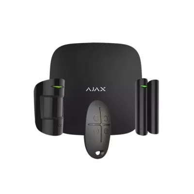 AJAX  StarterKit 4G, Kablosuz, Alarm Kiti, SİYAH
