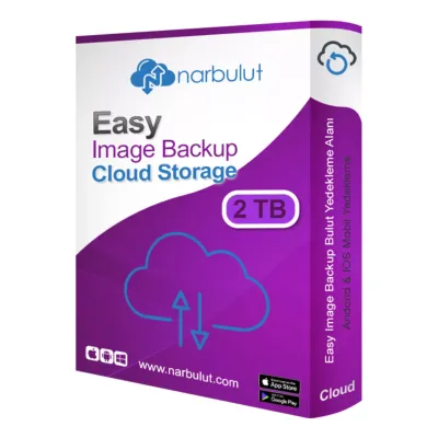 NARBULUT Easy Image Backup Cloud Storage 2TB 1yıl basic support is included.  