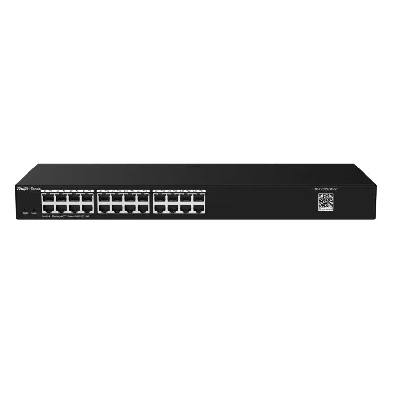 RUIJIE 24port Gigabit Yönetilebilir Switch RackMount REYEE RG-ES224GC