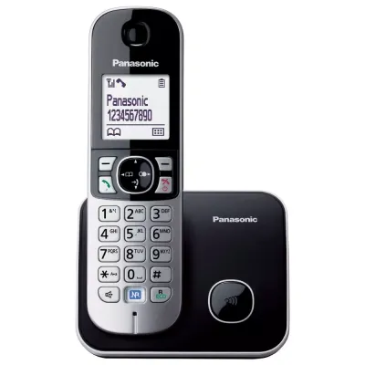 PANASONIC KX-TG6811 Kablosuz LCD Ekranlı Telefon Siyah