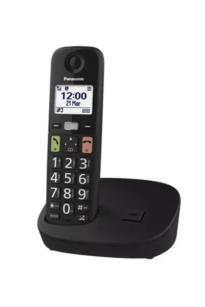 PANASONIC KX-TGU110 Kablosuz LCD Ekranlı Telefon Siyah