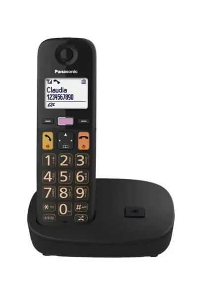 PANASONIC KX-TGU110 Kablosuz LCD Ekranlı Telefon Siyah