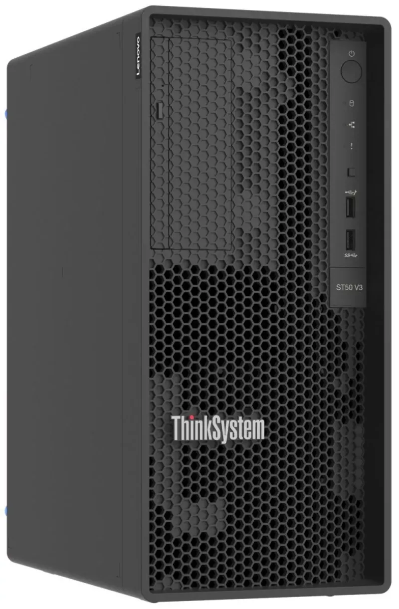 LENOVO ST50 V3 7DF3A00YEA XEON E-2434-32GB DDR5 UDIMM-2X960GB SSD 4U Tower Sunucu
