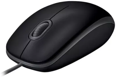 LOGITECH B110 Kablolu USB Sessiz Siyah Mouse (910-005508)