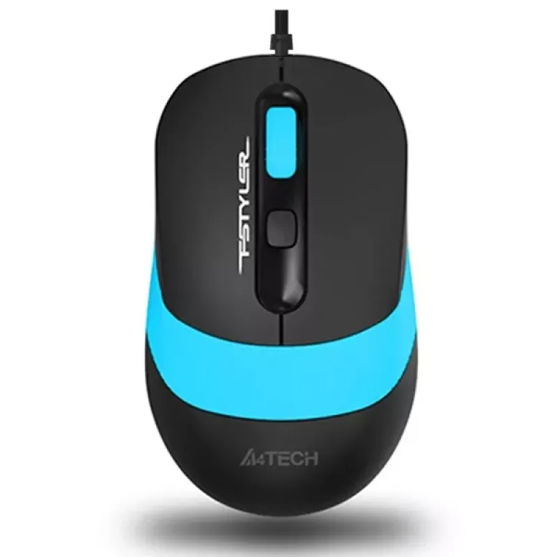 A4TECH FM10 Kablolu USB 1600dpi Siyah/Mavi Mouse