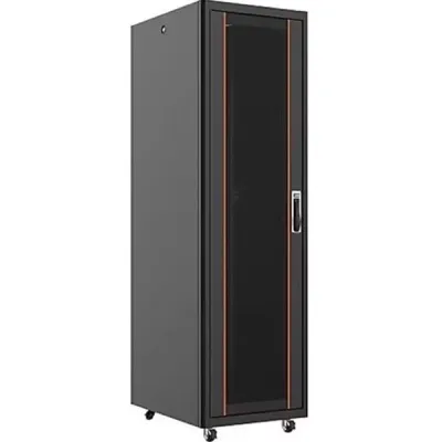 AGER 32U 600x600mm Dikili Tip Siyah Kabinet Vega AG-VB32U6060S1 Cam Kapak