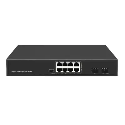 ODS 8port PoE 120w 2-SFP Gigabit Yönetilemez Switch 08ODS-8P2S