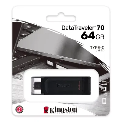 KINGSTON 64GB TypeC Usb Bellek DT70/64GB