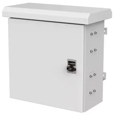 AGER 400x500x250mm Mobese Dış Ortam Direk Tipi Kabinet Fansız AG-MB405025B2-D-SYS-M1