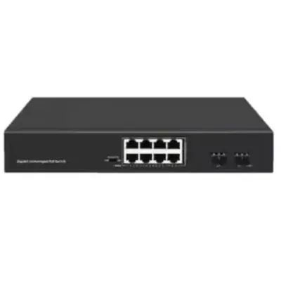 ODS 8port PoE 120w 1-SFP 10/100 Yönetilemez Switch 08ODS-8P2U1S