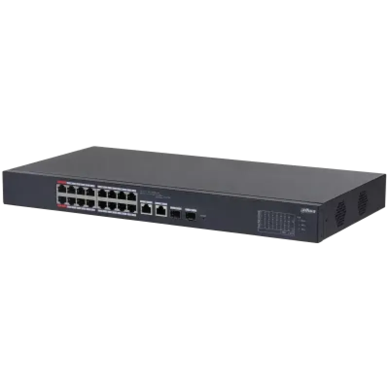 DAHUA 16port PoE 135w 2-SFP Gigabit Yönetilebilir Switch CS4218-16ET-135