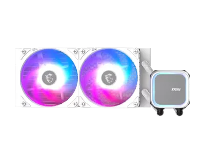 MSI 240mm MAG CORELIQUID A13 ARGB Sıvı Soğutmalı AM5-1851p İşlemci Fanı Beyaz
