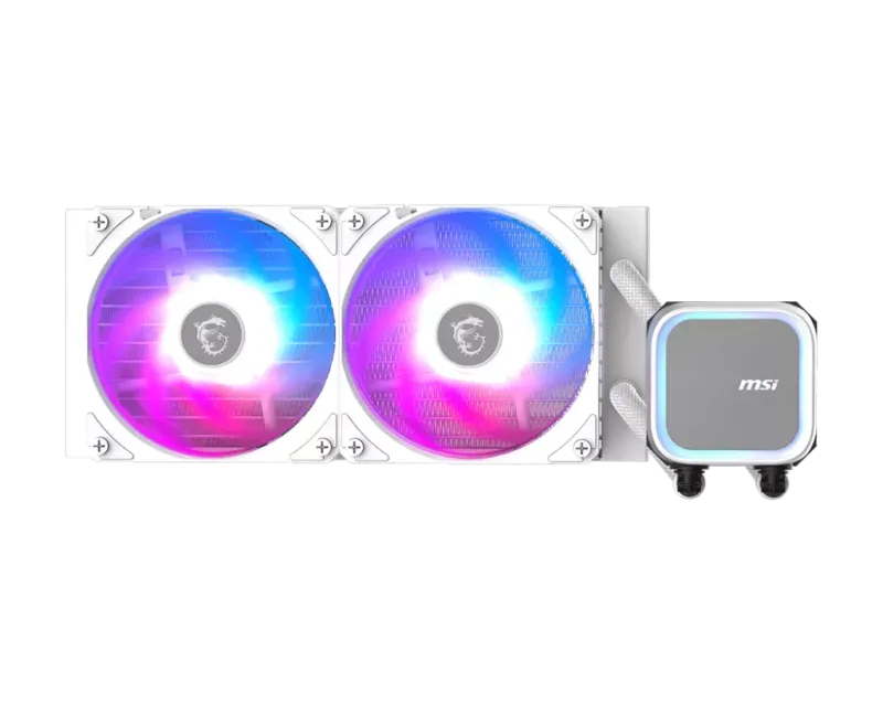 MSI 240mm MAG CORELIQUID A13 ARGB Sıvı Soğutmalı AM5-1851p İşlemci Fanı Beyaz