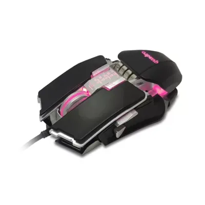 QUADRO DP-480 Kablolu USB RGB Siyah Gaming Mouse 