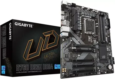 GIGABYTE B760 DS3H DDR4 HDMI TYPE-C DP PCIe 16X v4.0 1700p mATX