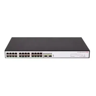 H3C 24port PoE 370w 2-SFP Gigabit Yönetilebilir Switch 1600V2-26P-HPWR
