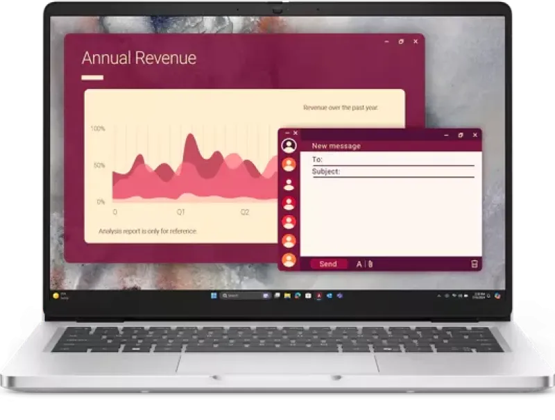 DELL 14" ULTRA 7 255U- 16GB DDR5 RAM- 512GB M2 NVME- O/B UHD FDOS / PRO 14 BTO107_PB14250U