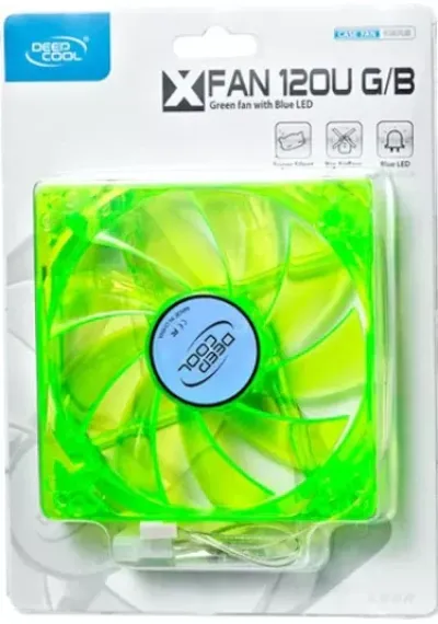 DEEPCOOL XFAN 120G/B 12cm Ledli Kasa Fanı Yeşil