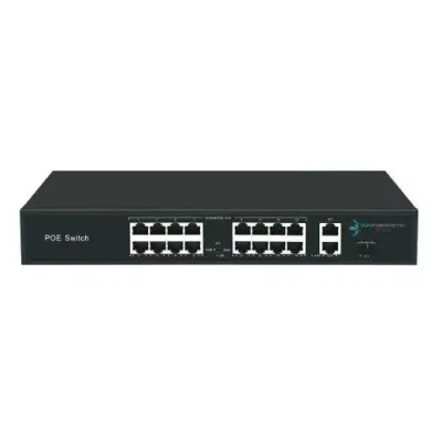 ODS 16port PoE 200w 1-SFP 10/100 Yönetilemez Switch 08ODS-16P2U1S-200